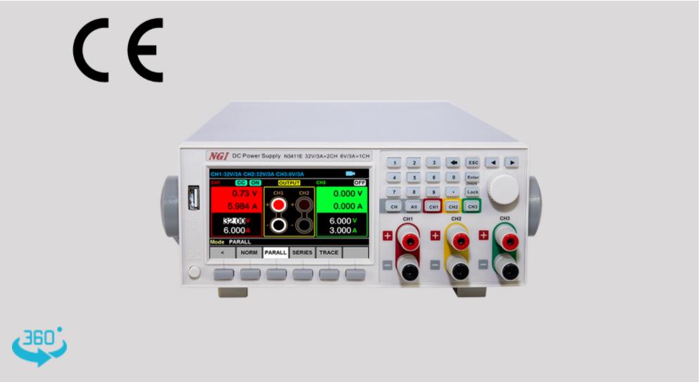 N3410 系列三通道可編程直流電源