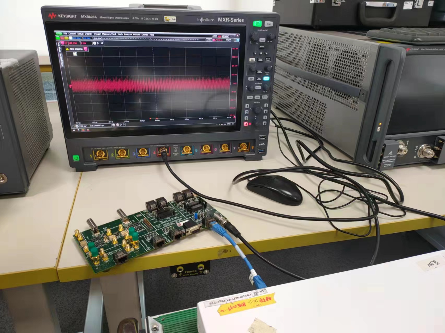 提供是德示波器，以太網測試夾具租賃服務